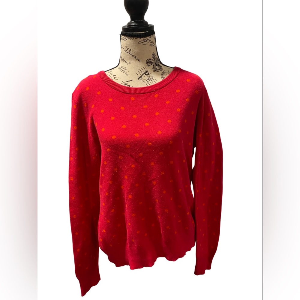 🆕 Liz Claiborne Polka Dotted Sweater